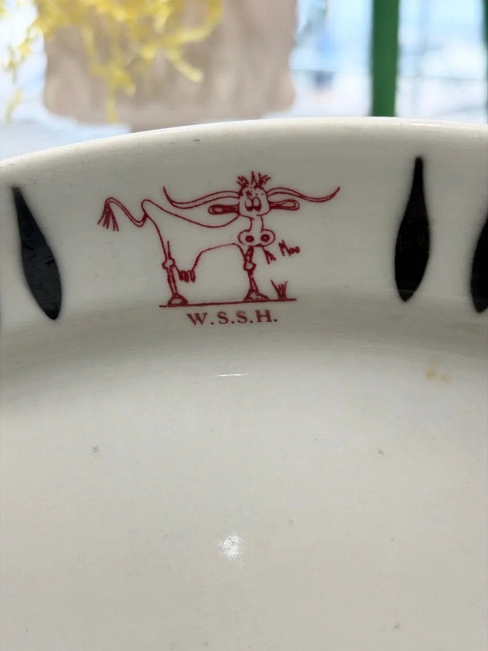 Vintage Jackson China WSSH Steak Platter. Collectible | Ceramic | 11 × 8 | USA